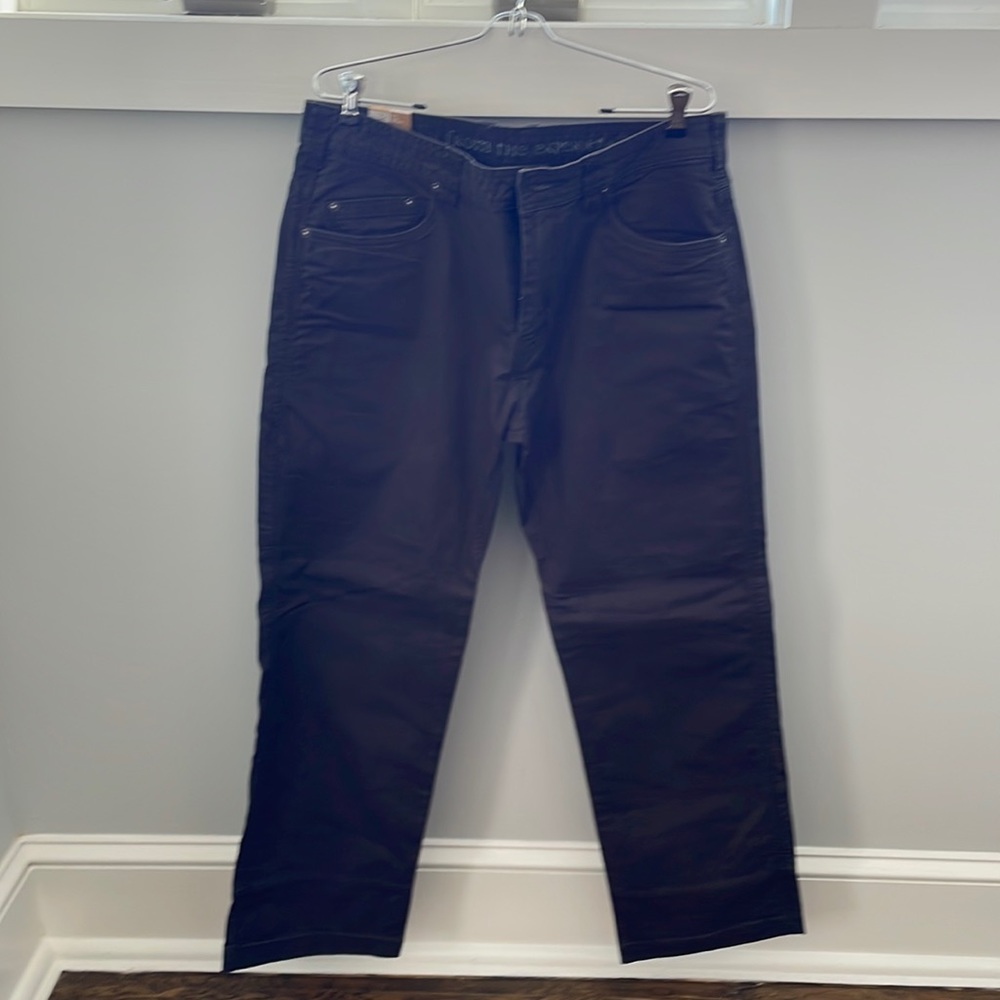 Mens charcoal Prana Bronson pant…size 34 W 30 L